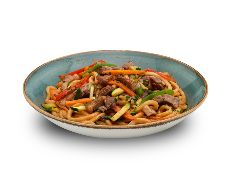 Short-rib Beef Yakisoba or Yaki Udon